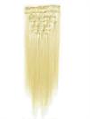 7set kunstigt fiber h�r platin Blond