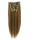 Clip on hair #4/27 50 cm Mix