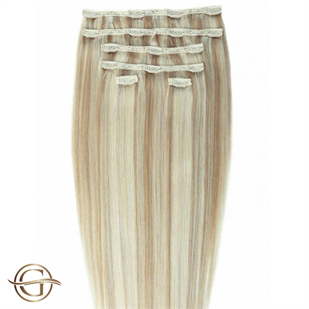 Image of Clip on hair extensions #33 Rødbrun - 7 sæt - 60 cm | Gold24