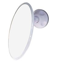 UNIQ Badeværelses Spejl med sugekop x10 forstørrelse, hvid