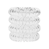 Spiral elastikker - Clear 4 stk (U)