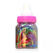 30 stk Snagfree Hårelastikker 2mm - Mix farver i Baby Bottle 