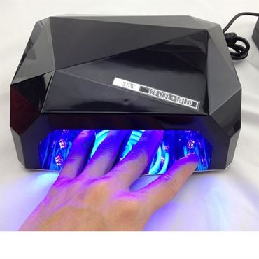 Image of UV Lampe negletørrer med LED-lys 36 watt 220v Sort