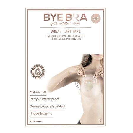 Bye Bra Push-Up Bryst Tape Str. A-C + Silikone Nipple Covers