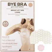 Bye Bra Push-Up Bryst Tape Str. F-H + Satin Nipple Covers