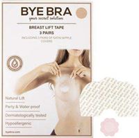 Bye Bra Push-Up Bryst Tape Str. F-H + Satin Nipple Covers