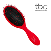 TBC The Wet & Dry Brush Detangler Hårbørste - Strawberry Red