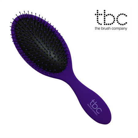 TBC The Wet & Dry Brush hårbørste - Lilla Pure Purple