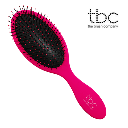 TBC The Wet & Dry Brush hårbørste - Flamingo Pink