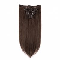 Clip On Extensions - 50 cm - #4 Chokoladebrun