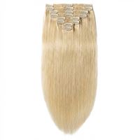 Clip on hair #613 Blond 50 cm