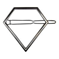 SOHO Pyramide Hårspænde - Sølv (U)