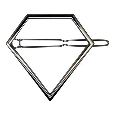 SOHO Pyramide Hårspænde - Sølv (U)