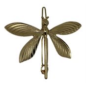SOHO Dragonfly Metal Spænde - Guld (U)