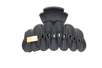 Deluxe Hårklemme Wave 9 cm - Sort (U)