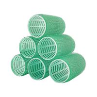 Velcro Curlers i jumbo-størrelse 55 mm diameter, 6 stk - Grøn