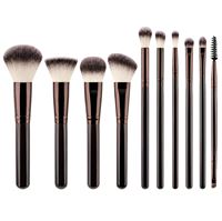 Technique PRO Coffee Crush Makeupbørste Sæt - 10 makeupbørster