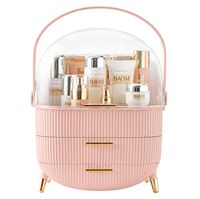 UNIQ Retro Makeup Box Organizer - Rosa