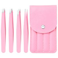 UNIQ Travel Tweezer Pincet Sæt - Pink