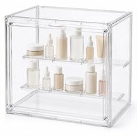 UNIQ Vimal Beauty Display Organizer med Låge - Transparent