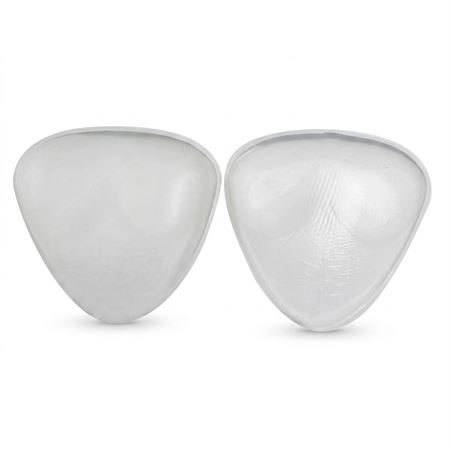 BH indlæg af klar silikone - Trekantede (2 x 60 gram) - Shapelux