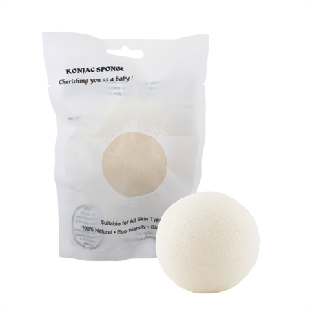 Konjac Sponge (til ansigt) - Natural 