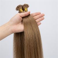 50 cm Hot Fusion Hair extensions 6# lysebrun