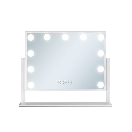 UNIQ Paris Make-up spejl med 11 LED pærer - Hvid