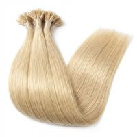 60 cm Hot Fusion Hair extensions 60# Platin blond