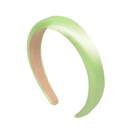SOHO Satin hårbøjle - Lime (U)