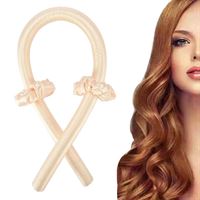 Heatless Hair Curlers - Få smukke krøller uden varme - Lys Beige