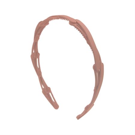 SOHO Foldbar Hårbøjle - Pink Beige (U)