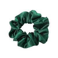 SOHO Satin Scrunchie - Dark Green