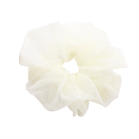 SOHO Sola XL Scrunchie - Hvid (U)