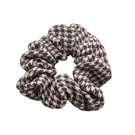 SOHO Pepita Scrunchie - Brun