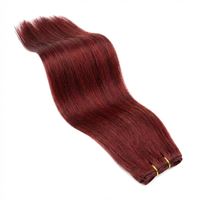 Hårtrense - 50 cm - #33 Rød