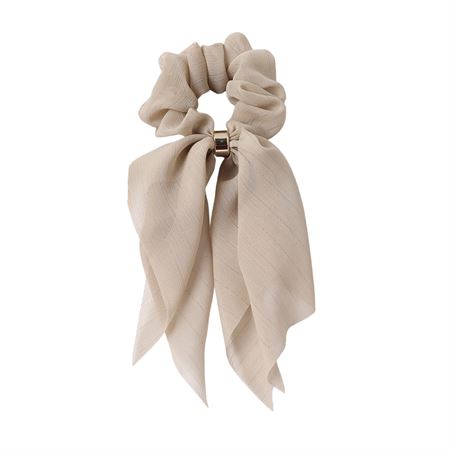 SOHO Vina Scrunchie med tørklæde - Beige