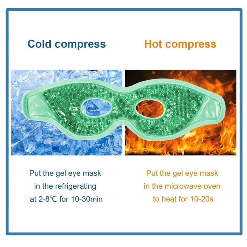 Klimaanlæg Egenskab vejledning Hot & Cold Øjenmaske / Kølemaske - Afslappende Spa Gel Maske til Øjne -  Ass. farve