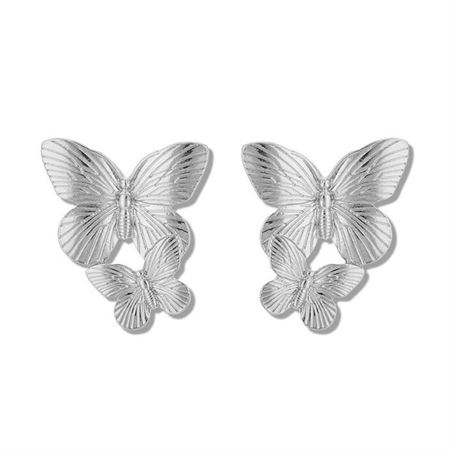 Chris Rubin - Butterflies Sommerfugle Øreringe - Sølv