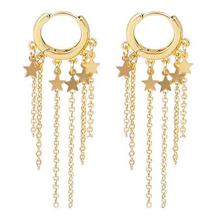 SOHO Star Øreringe - Guld (U)
