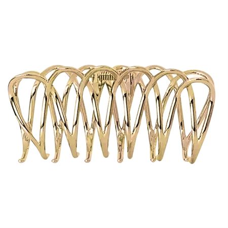 SOHO Olive Metal Hårklemme - Guld
