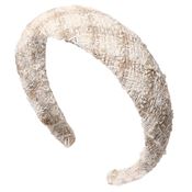 SOHO Frigga Bred Hårbøjle - Beige
