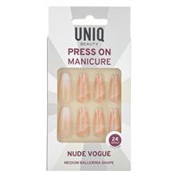 UNIQ Press On Negle med Lim - Nude Vogue