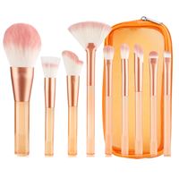 Technique PRO Translucent Perfection Makeup Børste Sæt - 9 Makeupbørster med taske (ORANGE)