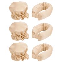 SOHO Heatless Flexi Rod Buns - Beige | Lav smukke krøller uden varme