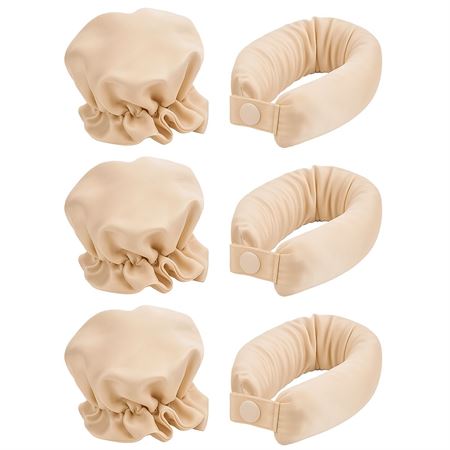 SOHO Heatless Flexi Rod Buns - Beige | Lav smukke krøller uden varme
