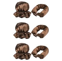 SOHO Heatless Flexi Rod Buns - Brun | Lav smukke krøller uden varme