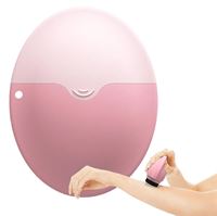 UNIQ Silicone Sponge Roller Applicator – Genopfyldelig Rejse Solcreme & Lotion Applikator, 55 ml - Lyserød