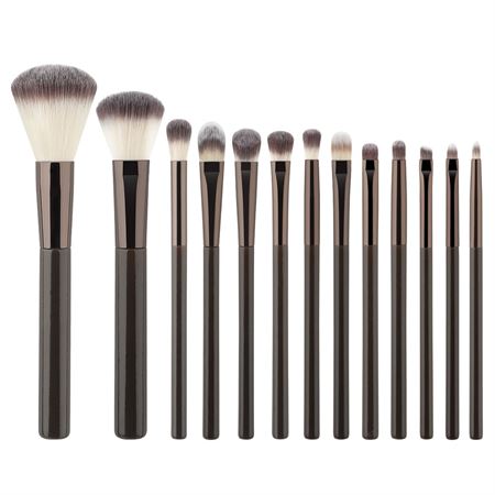 Technique PRO Espresso Makeupbørste Sæt - 13 Makeupbørster