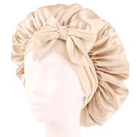 SOHO Makena Satin Bonnet - Beige